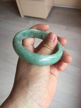 Load image into Gallery viewer, 54.9mm certified natural Type A apple green red jadeite jade bangle BN10-7078
