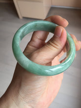 Load image into Gallery viewer, 54.9mm certified natural Type A apple green red jadeite jade bangle BN10-7078
