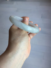 Load image into Gallery viewer, 60.5mm certified Type A 100% Natural light green purple chubby Jadeite Jade bangle PA116-9531
