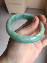 Load image into Gallery viewer, 54.9mm certified natural Type A apple green red jadeite jade bangle BN10-7078
