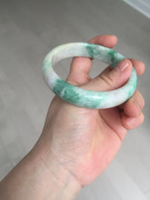 Load image into Gallery viewer, 59.2mm Certified Type A 100% Natural green purple Jadeite Jade bangle S86-7051
