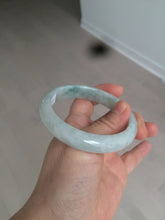 Load image into Gallery viewer, 57mm Certified 100% natural Type A light green/white  jadeite jade bangle BH48-6419
