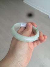 Load image into Gallery viewer, 53.5mm Certified Type A 100% Natural sunny green Jadeite Jade bangle BG40
