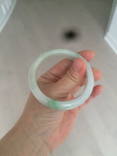 Load image into Gallery viewer, 53.5mm Certified Type A 100% Natural sunny green Jadeite Jade bangle BG40
