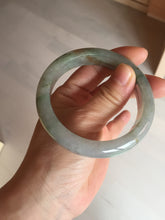 Load image into Gallery viewer, 56.2mm certified Type A 100% Natural green/red/gray/purple (FU LU SHOU) Jadeite Jade bangle BL78-8659
