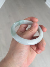 Load image into Gallery viewer, 54.8mm certified type A 100% Natural icy watery green/white jadeite jade bangle BP35-8906
