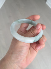 Load image into Gallery viewer, 54.8mm certified type A 100% Natural icy watery green/white jadeite jade bangle BP35-8906
