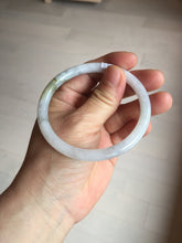 Load image into Gallery viewer, 58.5mm Certified Type A 100% Natural light green yellow purple white black (Wuji)slim round cut Jadeite bangle PB179-9117
