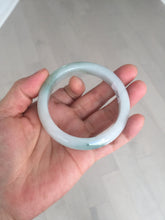 Load image into Gallery viewer, 54.8mm certified type A 100% Natural icy watery green/white jadeite jade bangle BP35-8906
