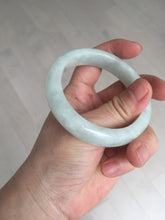 Load image into Gallery viewer, 52.5mm certified 100% natural Type A light  green white jadeite jade bangle AR116-9424
