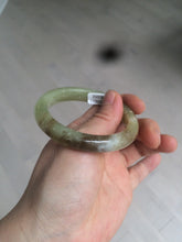Load image into Gallery viewer, 51.7mm certified Type A 100% Natural yellow/sugar brown flying snow and dandelions nephrite Hetian Jade bangle HE78-0462
