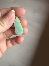 Load image into Gallery viewer, 100% natural type A sunny  green yellow blessed melon 福瓜) Jadeite Jade pendant group PB52
