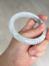 Load image into Gallery viewer, 59mm Certified Type A 100% Natural icy watery green purple Jadeite Jade bangle BQ48-6803
