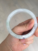 Load image into Gallery viewer, 59mm Certified Type A 100% Natural icy watery green purple Jadeite Jade bangle BQ48-6803
