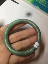 Load image into Gallery viewer, 54.3mm Certified 100% natural Type A dark green/brown round cut jadeite jade bangle BF56-5365
