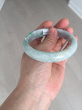 Load image into Gallery viewer, 59mm Certified Type A 100% Natural sunny green purple Jadeite Jade bangle BP38-1181
