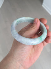 Load image into Gallery viewer, 59mm Certified Type A 100% Natural sunny green purple Jadeite Jade bangle BP38-1181
