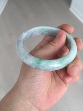 Load image into Gallery viewer, 59mm Certified Type A 100% Natural sunny green purple Jadeite Jade bangle BP38-1181
