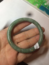 Load image into Gallery viewer, 53.8mm Certified 100% natural Type A dark green/brown round cut jadeite jade bangle BF57-5367
