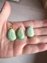 Load image into Gallery viewer, 100% Natural type A sunny green yellow jadeite Jade RuYi(如意) pendant PB50
