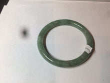 Load image into Gallery viewer, 53.8mm Certified 100% natural Type A dark green/brown round cut jadeite jade bangle BF57-5367
