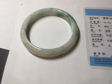 Load image into Gallery viewer, 57mm Certificated sunny green/yellow/white jadeite jade bangle S83-7073
