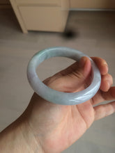 Load image into Gallery viewer, 57.5mm certified 100% natural type A light green/purple jadeite jade bangle BG34-0314
