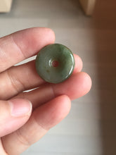 Load image into Gallery viewer, 6.3-6.7mm 100% Natural icy watery green white sugar brown nephrite Hetian Jade beads necklace HT98
