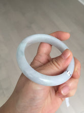 Load image into Gallery viewer, 54.5mm Certified Type A 100% Natural light green purple Jadeite Jade bangle BQ53-8179
