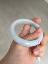 Load image into Gallery viewer, 54.5mm Certified Type A 100% Natural light green purple Jadeite Jade bangle BQ53-8179
