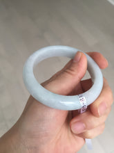 Load image into Gallery viewer, 54.5mm Certified Type A 100% Natural light green purple Jadeite Jade bangle BQ53-8179
