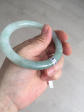 Load image into Gallery viewer, 56.3mm certified natural 100% natural Type A light green round cut jadeite jade bangle BP7-4989
