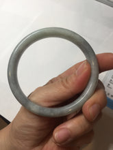 Load image into Gallery viewer, 59mm Certified Type A 100% Natural green gray black(Wuji, 淡乌鸡) Jadeite Jade bangle BQ55-6886
