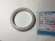 Load image into Gallery viewer, 60mm Certified Type A 100% Natural sunny green/white/purple Jadeite Jade bangle BL4-0367
