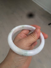 Load image into Gallery viewer, 63.6mm Certified Type A 100% Natural green/white/purple Jadeite Jade bangle B94-4051
