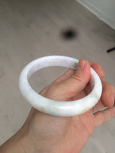 Load image into Gallery viewer, 63.6mm Certified Type A 100% Natural green/white/purple Jadeite Jade bangle B94-4051
