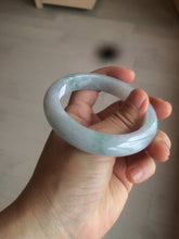 Load image into Gallery viewer, 55mm Certified type A 100% Natural green/white/purple Jadeite jade bangle BG32-0318
