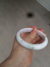 Load image into Gallery viewer, 63.6mm Certified Type A 100% Natural green/white/purple Jadeite Jade bangle B94-4051
