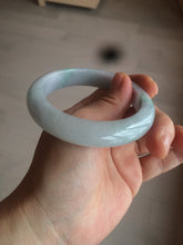 Load image into Gallery viewer, 55mm Certified type A 100% Natural green/white/purple Jadeite jade bangle BG32-0318
