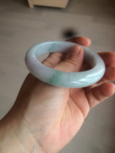 Load image into Gallery viewer, 55mm Certified type A 100% Natural green/white/purple Jadeite jade bangle BG32-0318
