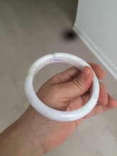 Load image into Gallery viewer, 63.6mm Certified Type A 100% Natural green/white/purple Jadeite Jade bangle B94-4051
