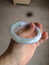 Load image into Gallery viewer, 55mm Certified type A 100% Natural green/white/purple Jadeite jade bangle BG32-0318
