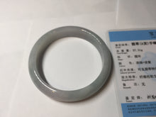 Load image into Gallery viewer, 59.2mm Certified Type A 100% Natural green purple Jadeite Jade bangle BQ56-6885
