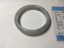 Load image into Gallery viewer, 59.2mm Certified Type A 100% Natural green purple Jadeite Jade bangle BQ56-6885
