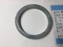 Load image into Gallery viewer, 60mm Certified Type A 100% Natural watery green purple Jadeite Jade bangle BQ57-6883
