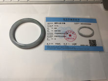 Load image into Gallery viewer, 60mm Certified Type A 100% Natural watery green purple Jadeite Jade bangle BQ57-6883
