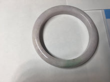 Load image into Gallery viewer, 54mm Certified Type A 100% Natural sunny green/white/purple Jadeite Jade bangle BL6-0372
