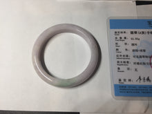 Load image into Gallery viewer, 54mm Certified Type A 100% Natural sunny green/white/purple Jadeite Jade bangle BL6-0372
