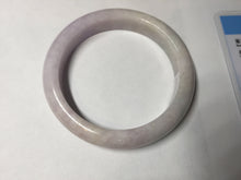 Load image into Gallery viewer, 56.8mm Certified Type A 100% Natural sunny green/white/purple Jadeite Jade bangle BL7-0370
