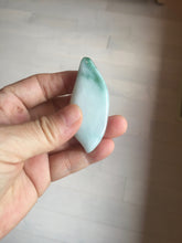 Load image into Gallery viewer, 59mm Type A 100% Natural white green Magnolia Petal pendant/worry stone PB189
